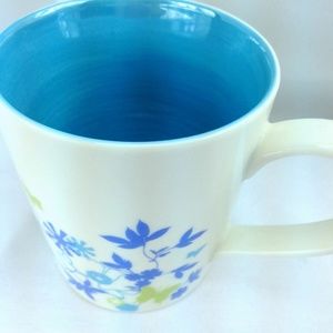 Starbucks 2006 Coffee Mug Mod Floral Butterflies